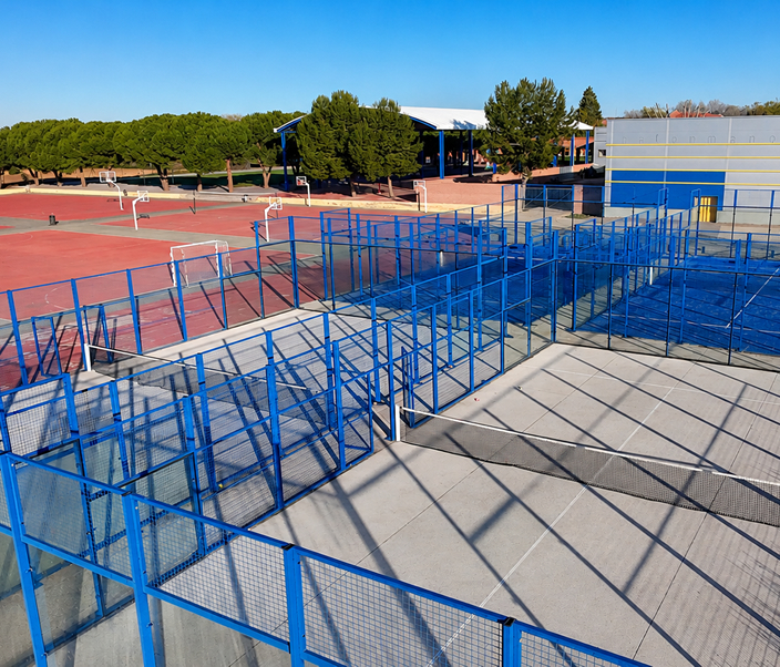 Imagen pistas de padel del colegio